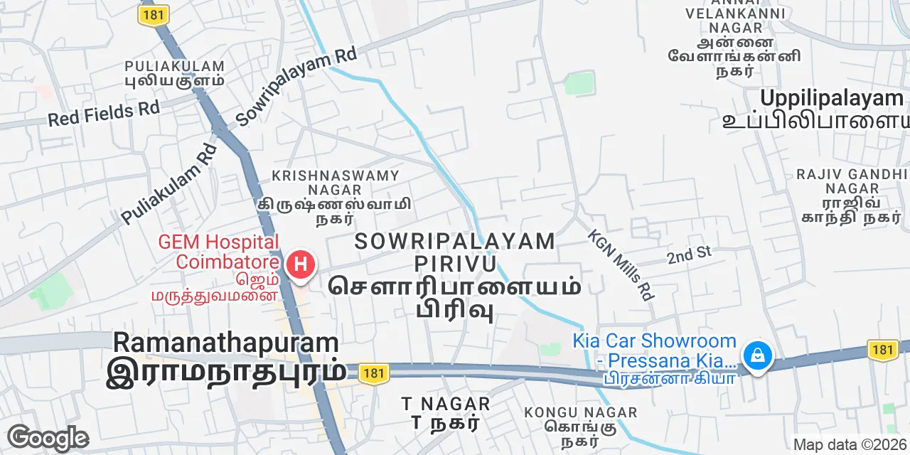 50 Feet Road 45/3, Coimbatore 641045