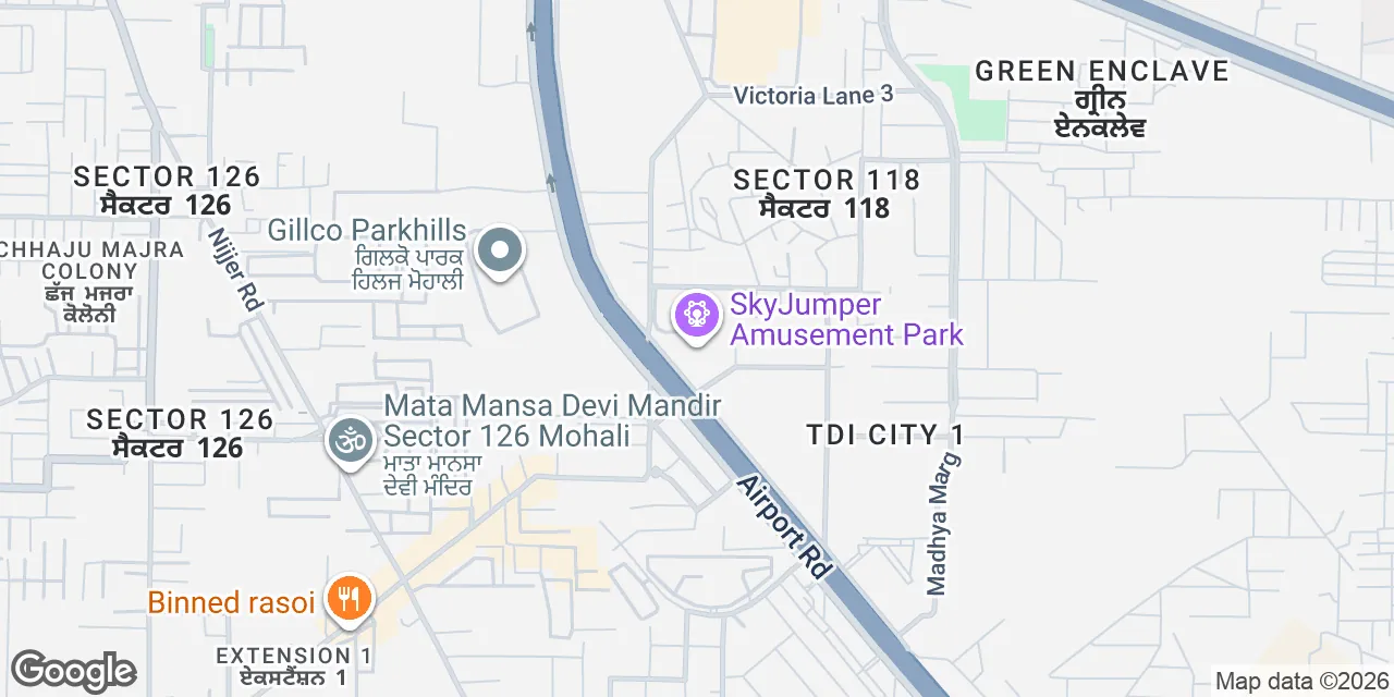 Smart City, Sector 118,Sahibzada Ajit Singh Nagar,TDI Park Street, Unit Number 3 - 9, Gurugram 140307