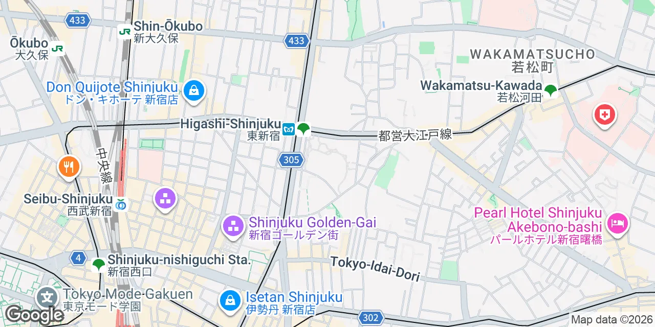 6-27-30 Shinjuku,B1F Shinjuku East Side Square,Shinjuku-ku, Tokyo Shinjuku 160-0022