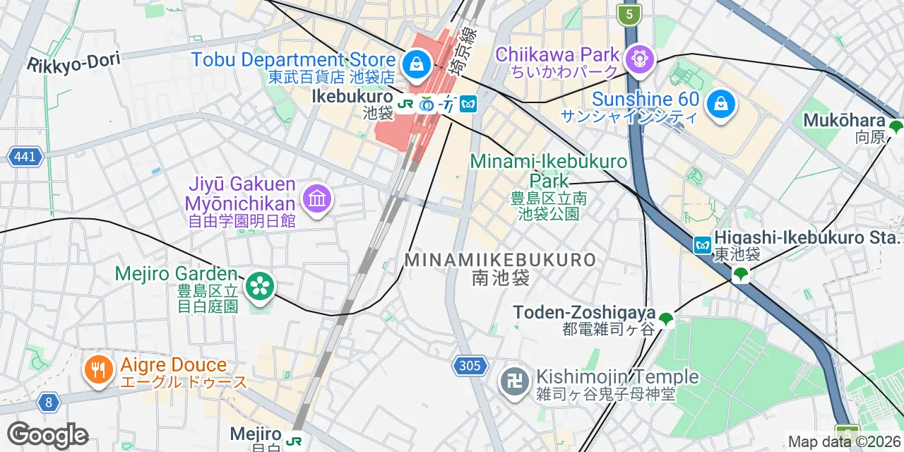 1-16-20 Minami Ikebukuro,6F Nukariya Bldg,Toshima-ku, Tokyo 171-0022