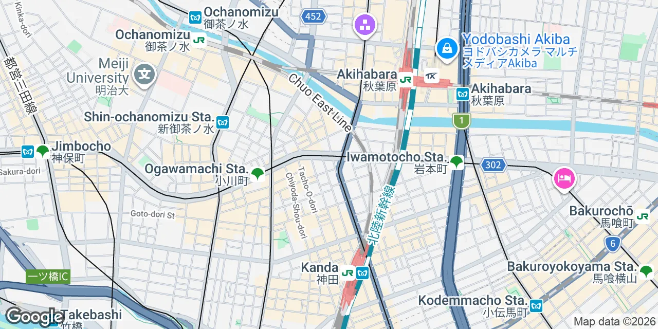 1-14-1 Kanda Sudacho,1F-4F Kanda Sudacho Hulic Bldg,Chiyoda-ku, Tokyo 101-0041