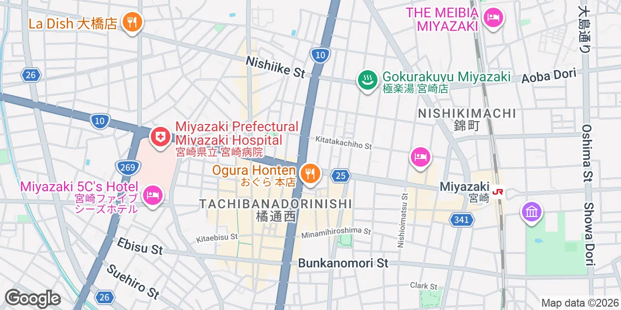 4-1-4 Tachibanadori Higashi,1F/2F Kawakita Bldg,Miyazaki-Shi, Miyazaki 880-0805