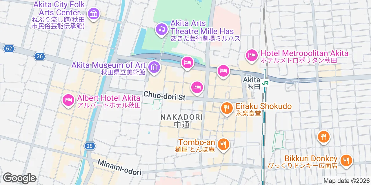 2-2-32 Nakadori,6F Yamani Bldg, Akita 010-0001