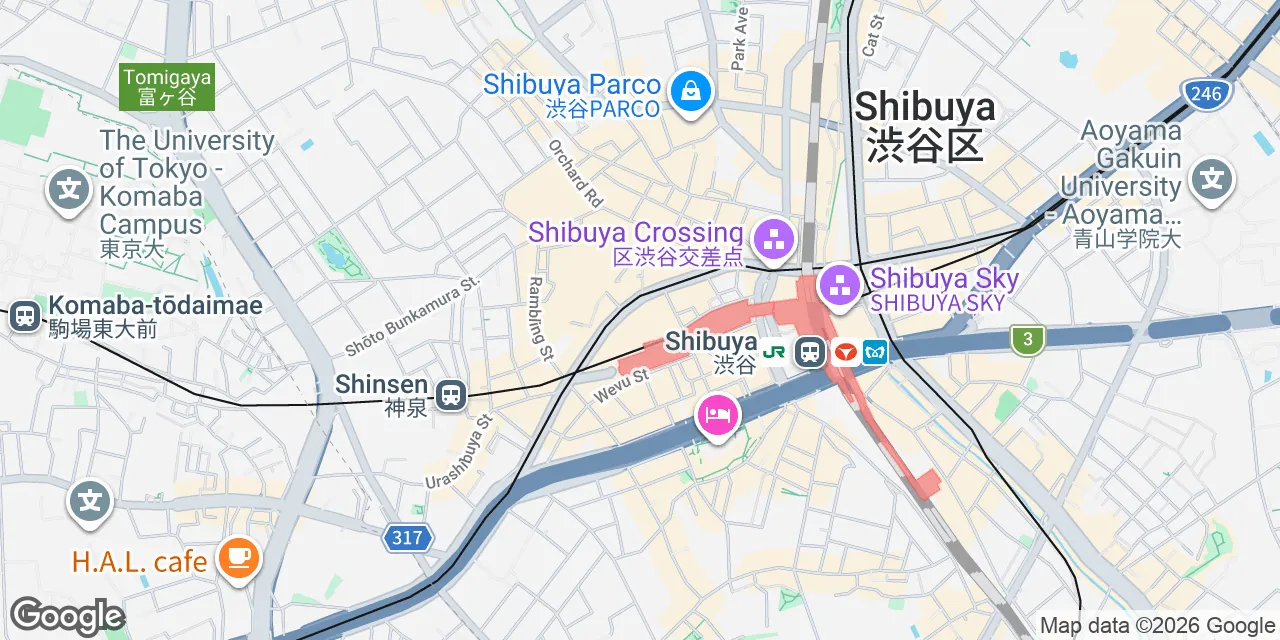 2-38 Dogenzaka,Shibuya-ku, Tokyo Shibuya 150-0043
