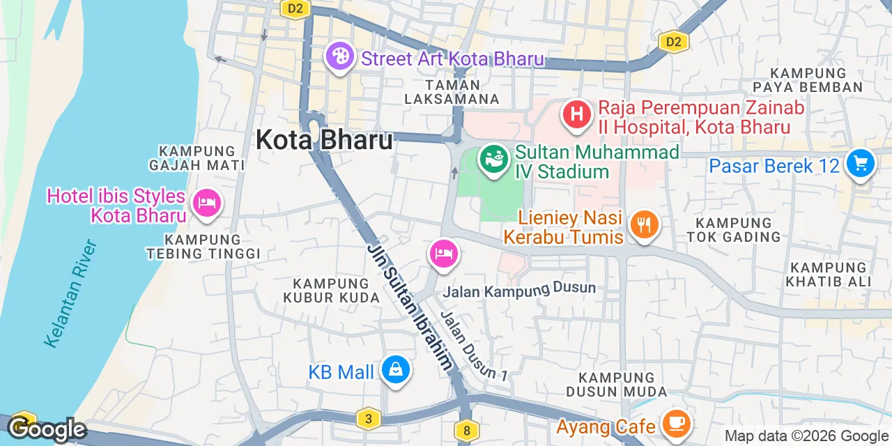 Jalan Mahmood,1st floor (Level 2), Troika, Kota Bharu 15200