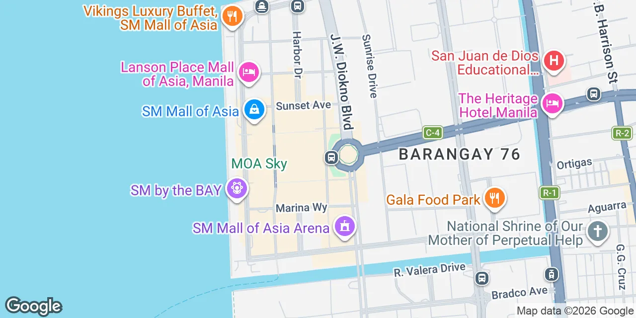 Ocean DriveMall of Asia Complex,4th Floor, Mall of Asia Complex, Unit 2C, One E-com, Pasay, Pasay City 