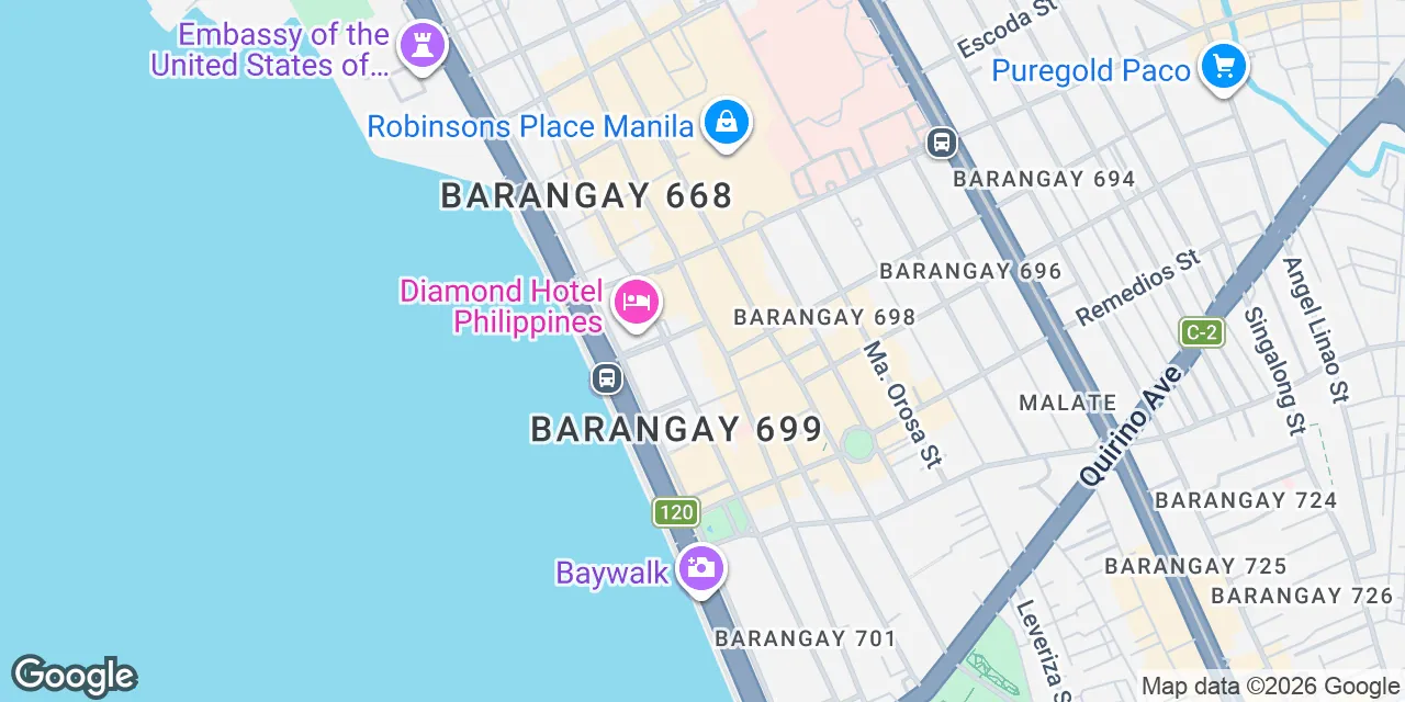 M. Adriatico corner Malvar St., Malate,Adriatico Square, Manila 1004