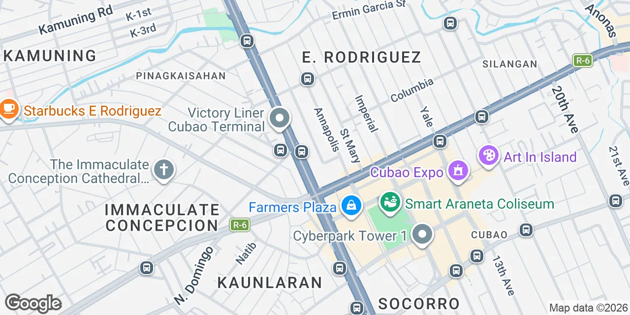 E. Delos Santos Avenue, cor Aurora Blvd.,Cubao,Activa Flex, Quezon City 1109