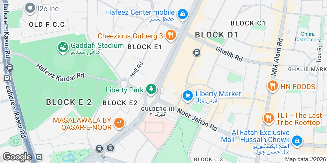 75 / 76 D-1, Main Boulevard,Block D, 1 Gulberg III, Lahore 54000