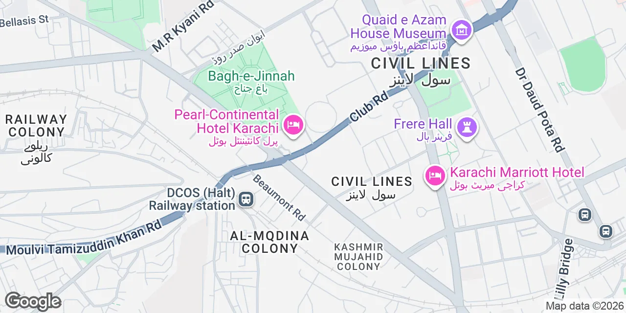Club Rd, Karachi 44000