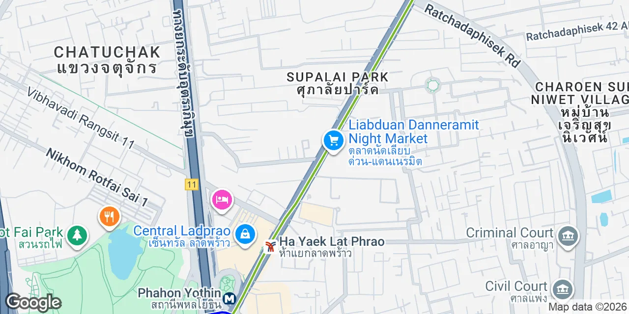 No. 1687/1 Phahonyothin Road,Chatuchak Sub-district, Bangkok 10900