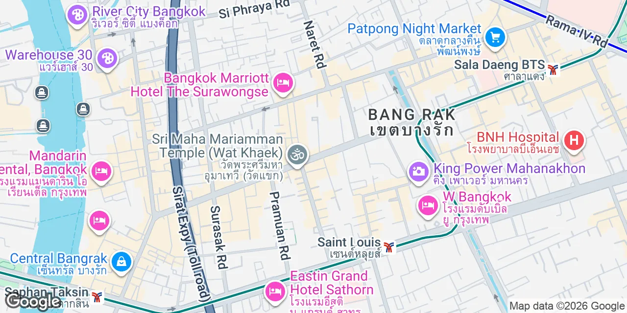 723 Si Lom, Khwaeng Silom, Bangkok 10500