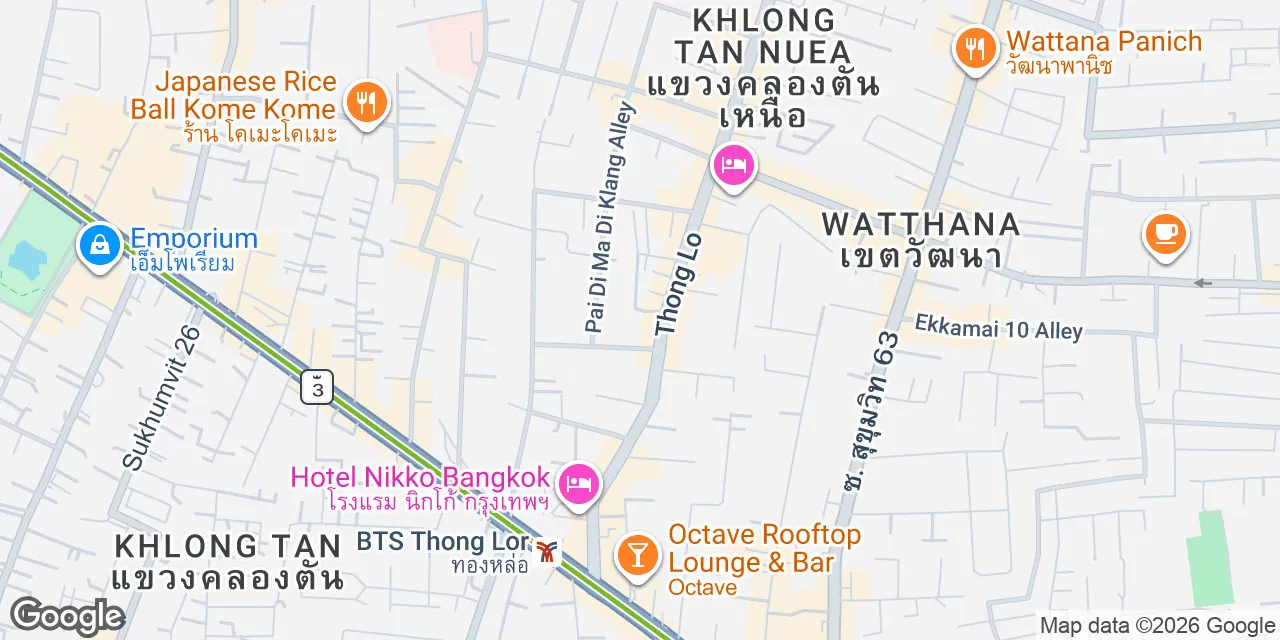 Sukhumvit 55, Klongton Nua,Somerset Serviced Résidence Thong Lor, Bangkok 10110