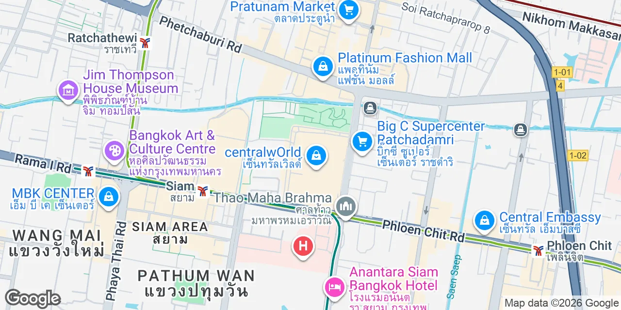 No. 4, 4/5 Central Tower, Rajdamri Road,12th Floor,Pathumwan, Phuket 10330