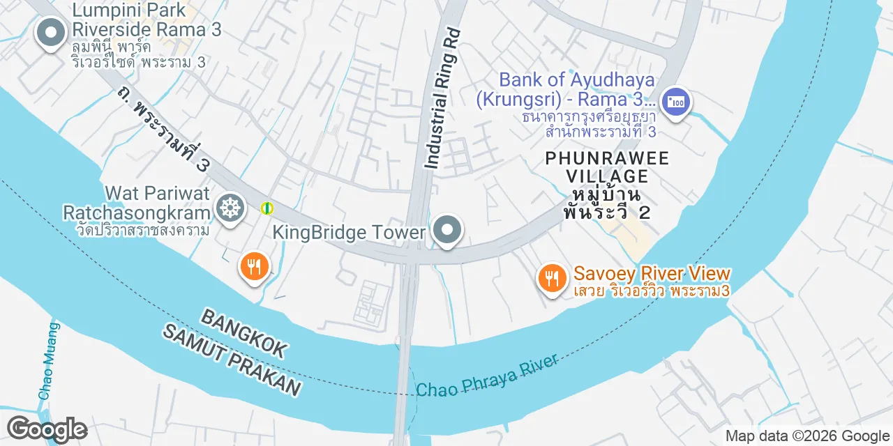 No. 989, Rama 3 Road, Bangpongpang, Yannawa,Kingbridge Tower, Bangkok 10120