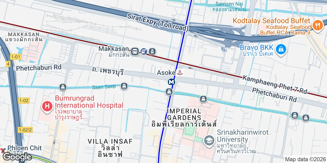 No.1624, New Petchaburi Road, Makkasan, Ratchathewi,Suthi Building, Bangkok 10400