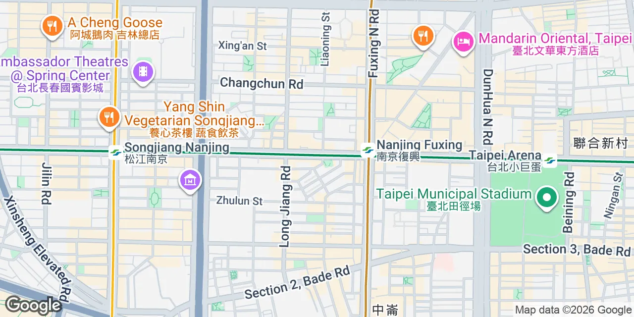 1/F, 2/F & 15/F, No. 170, Section 3,,Nanjing East Road,, Taipei 104-88