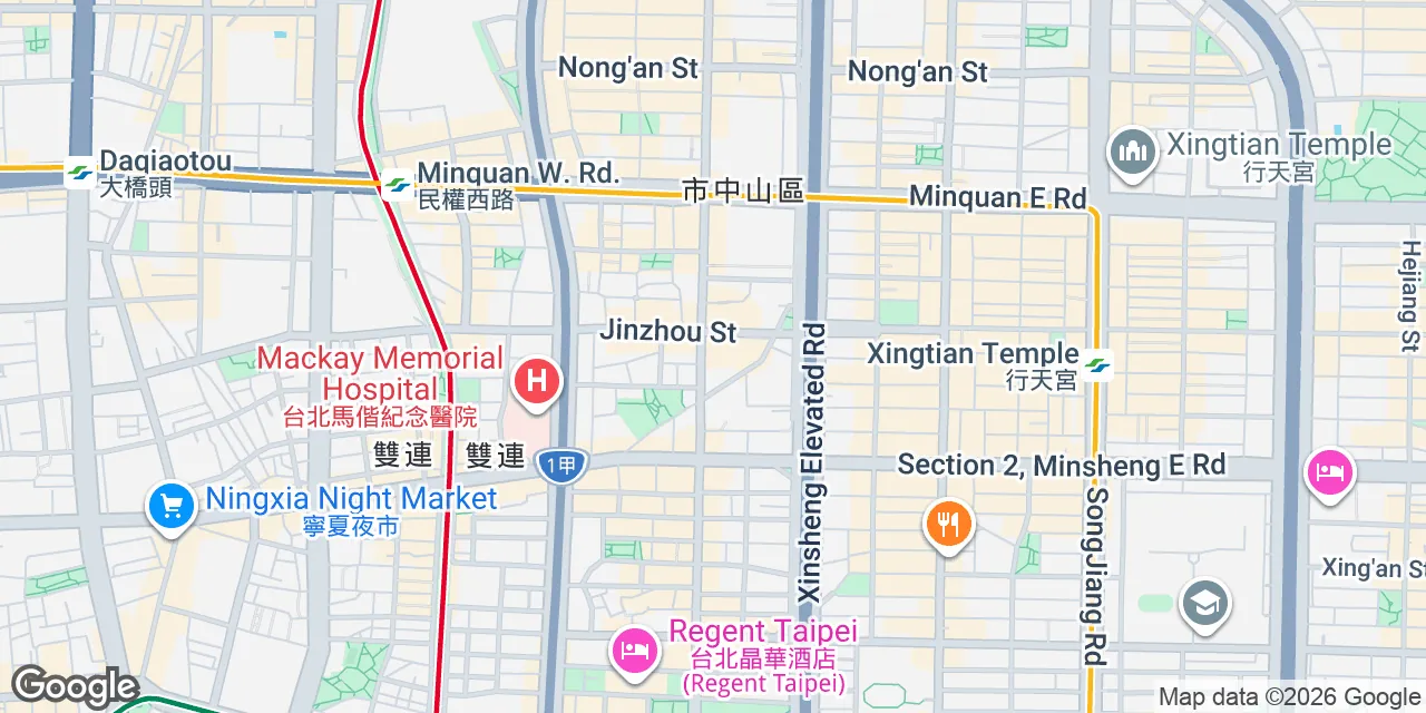 No.46 Jinzhou Street,Zhongshan District, Zhongshan District 104-91