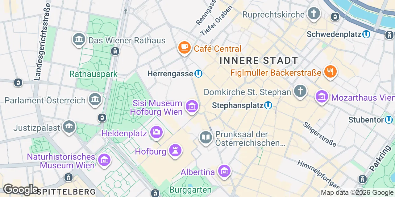 Herrengasse 1-3,2. & 3. Stock,  Wien