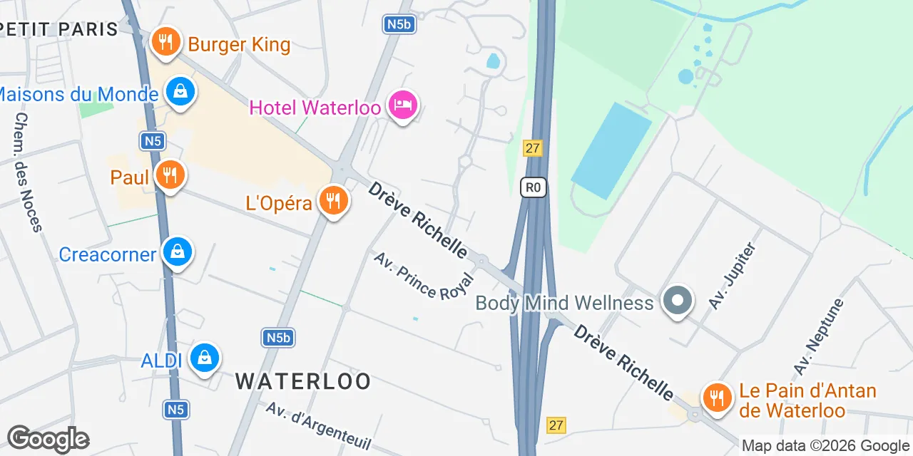 Waterloo Office Park, Dreve Richelle 161 M box 57,3° verdieping, 1410 Waterloo