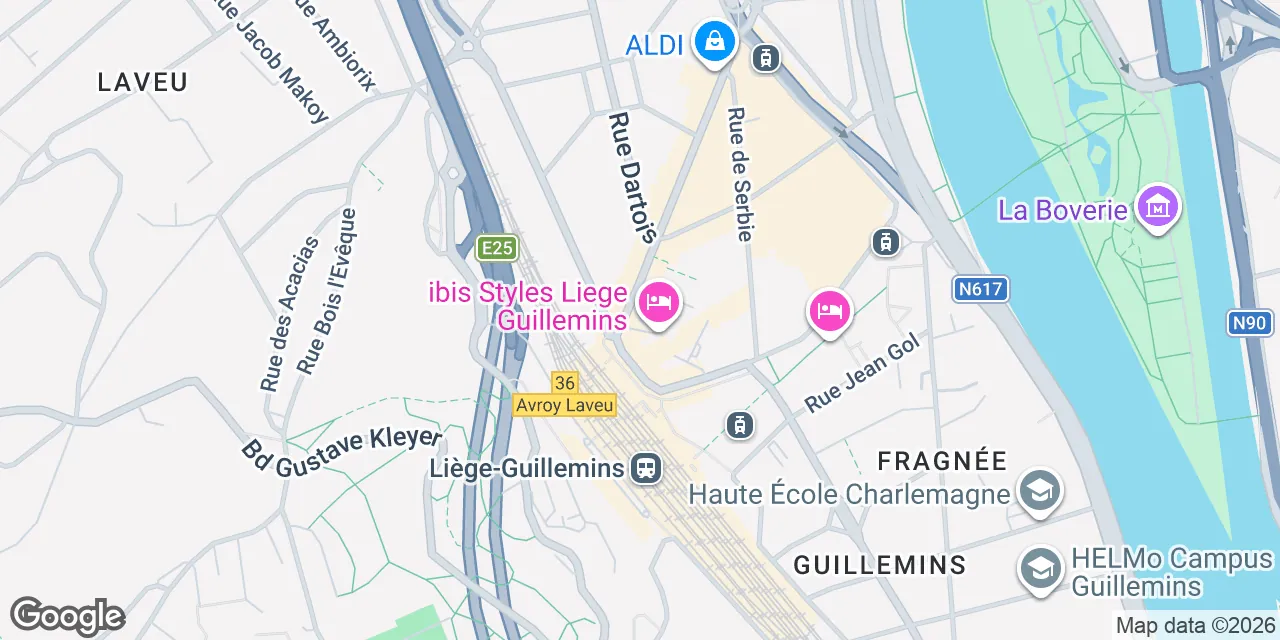 Rue des Guillemins 139, 4000 Liege