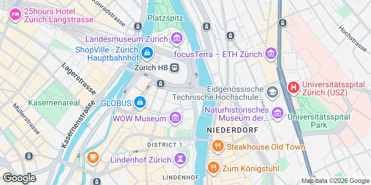 Bahnhofquai 11, 8001 Zürich Bahnhof