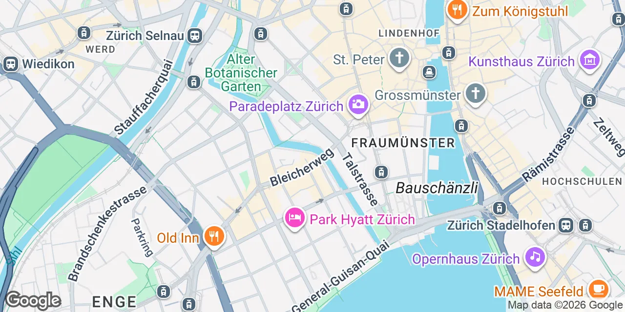 Bleicherweg 10, 8002 Zurich Vieille Ville