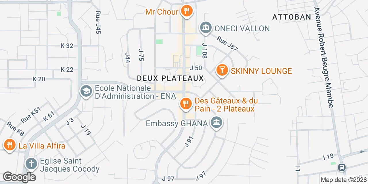 SAYEGH Building, 2nd Floor,Cocody Deux plateaux,Corner Rue des Jardins and Rue J66 01 BP, Abidjan 01 BP 13428