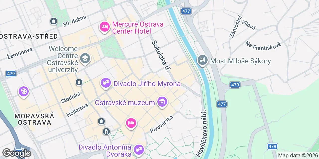 Masarykovo Nam 15, Moravska, 702 00 Ostrava