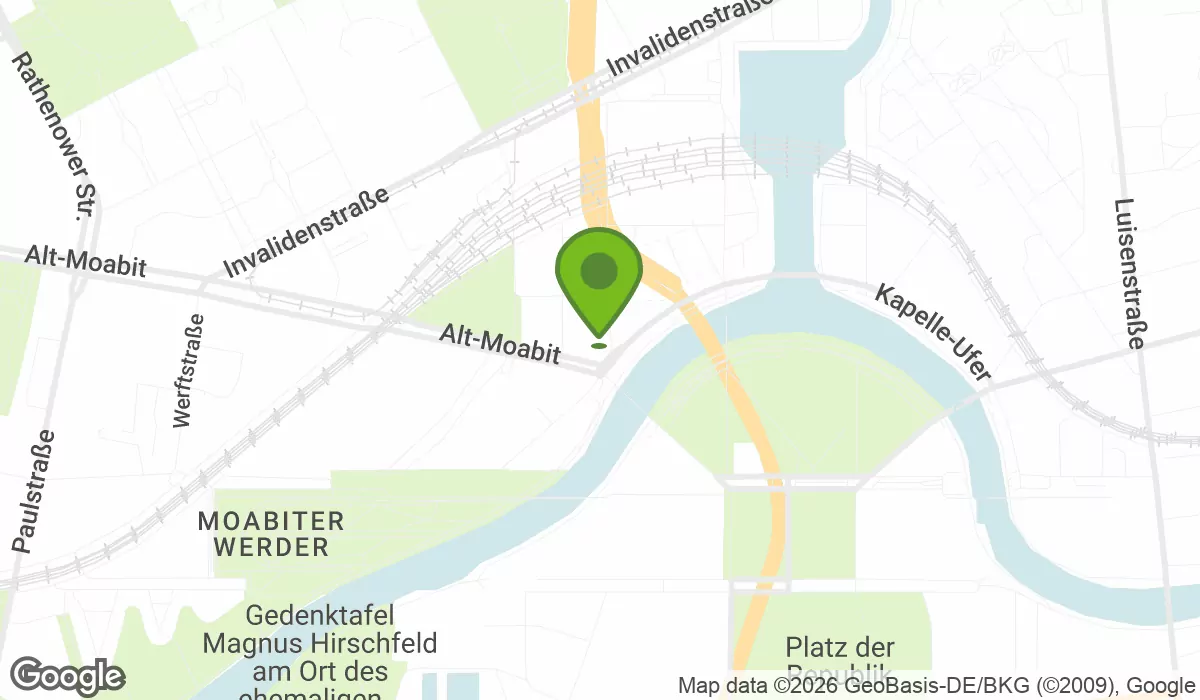 Rahel-Hirsch-Straße 10, 10557 Berlin Mitte