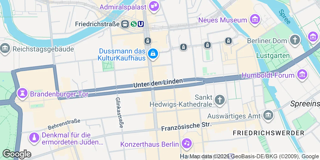 Unter den Linden 16, 10117 Berlin Mitte