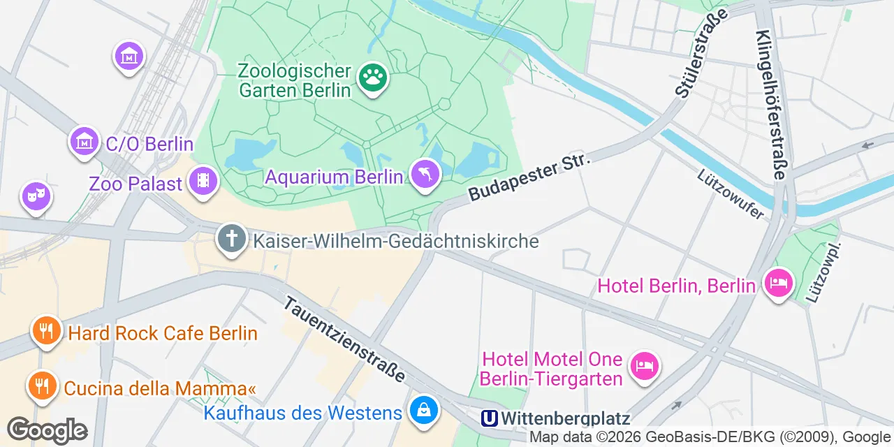 Budapester Straße 35, 10787 Berlin Mitte