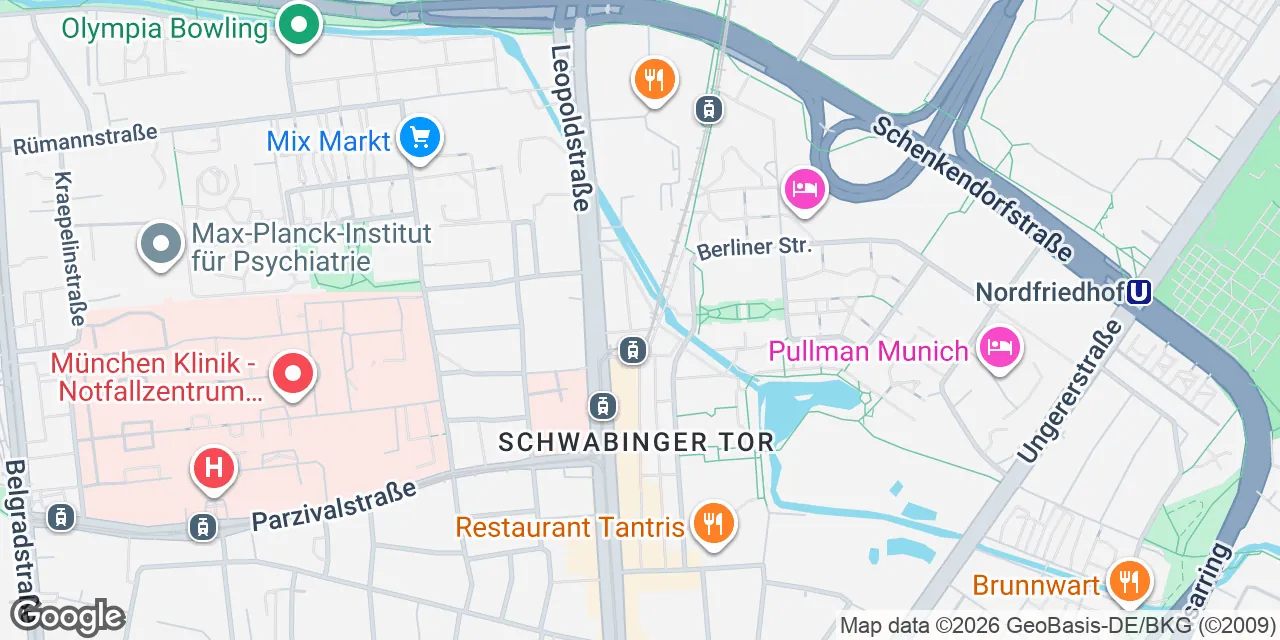 Leopoldstraße 180, 80804 München Schwabing