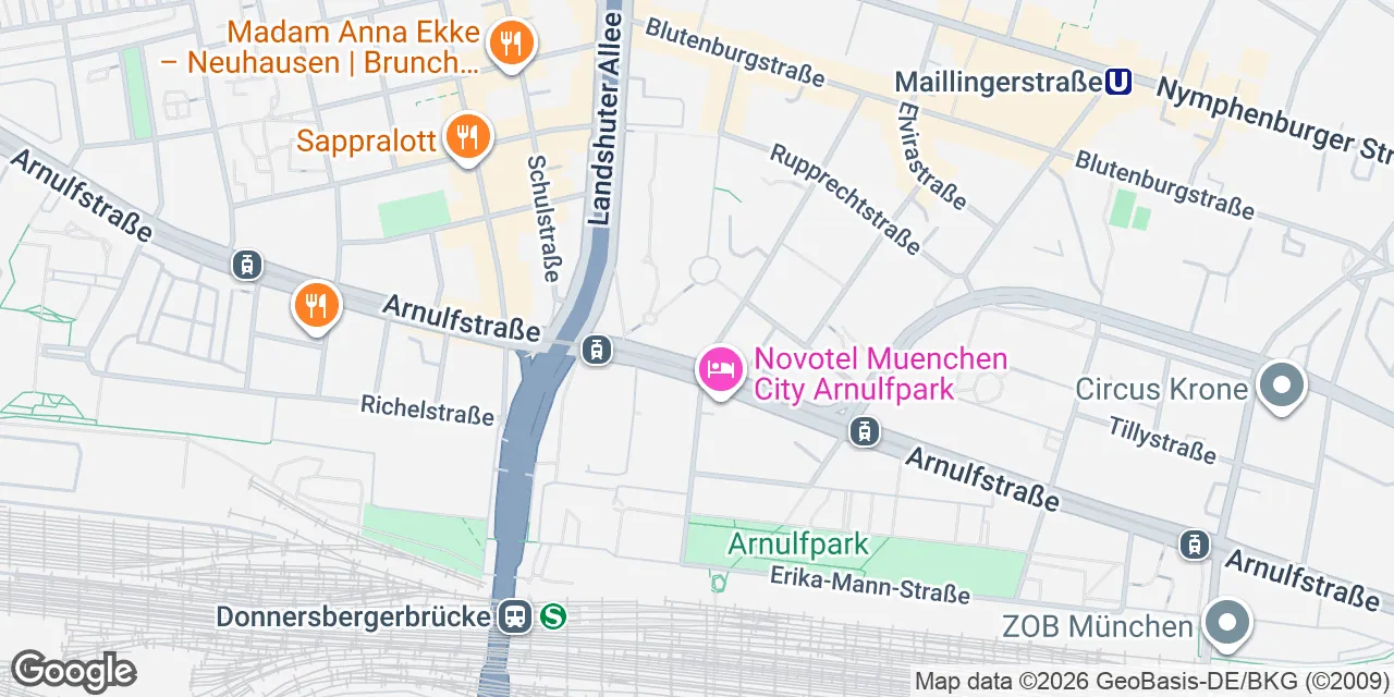 Arnulfstraße 122/126, 80636 München Ludwigsvorstadt-Isarvorstadt
