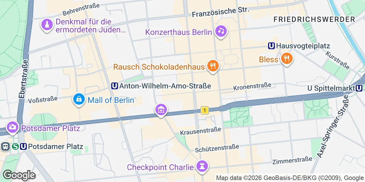 Kronenstrasse 63, 10117 Berlin Mitte