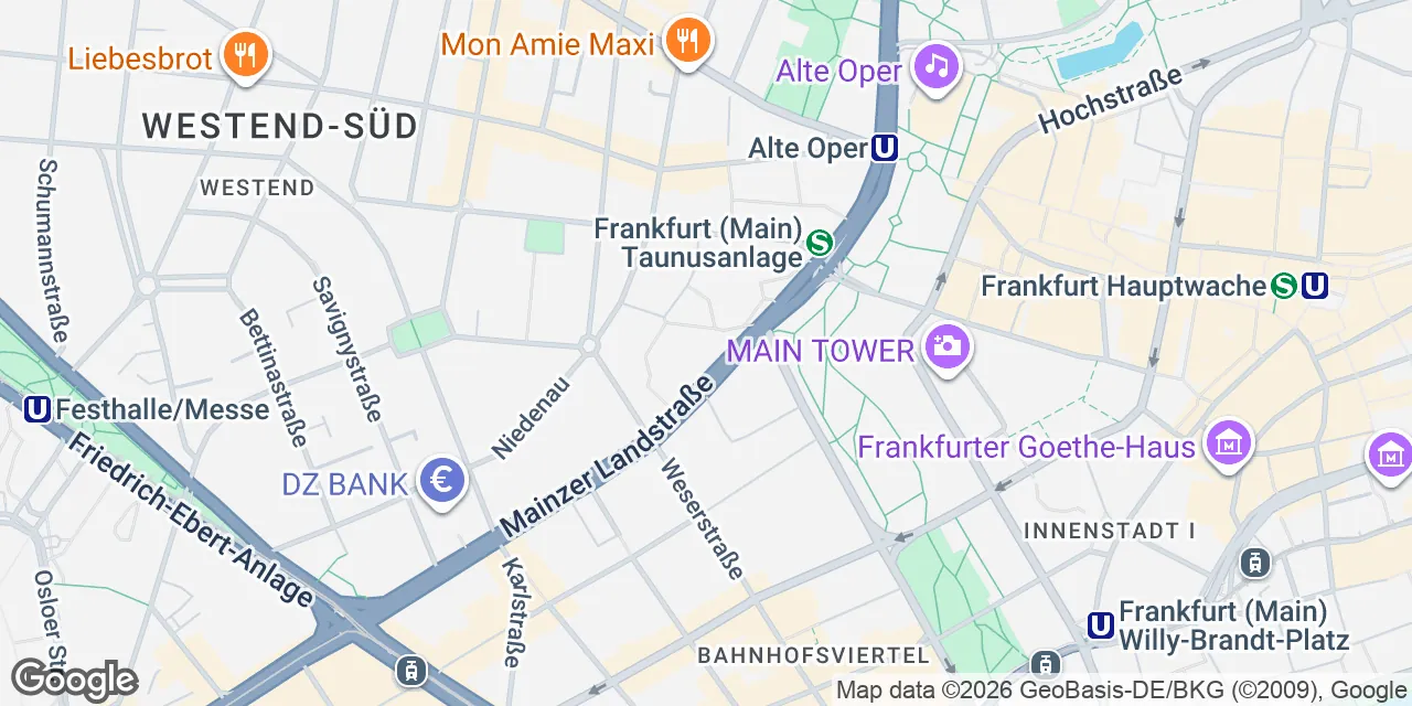 Mainzer Landstraße 10, 60325 Frankfurt West
