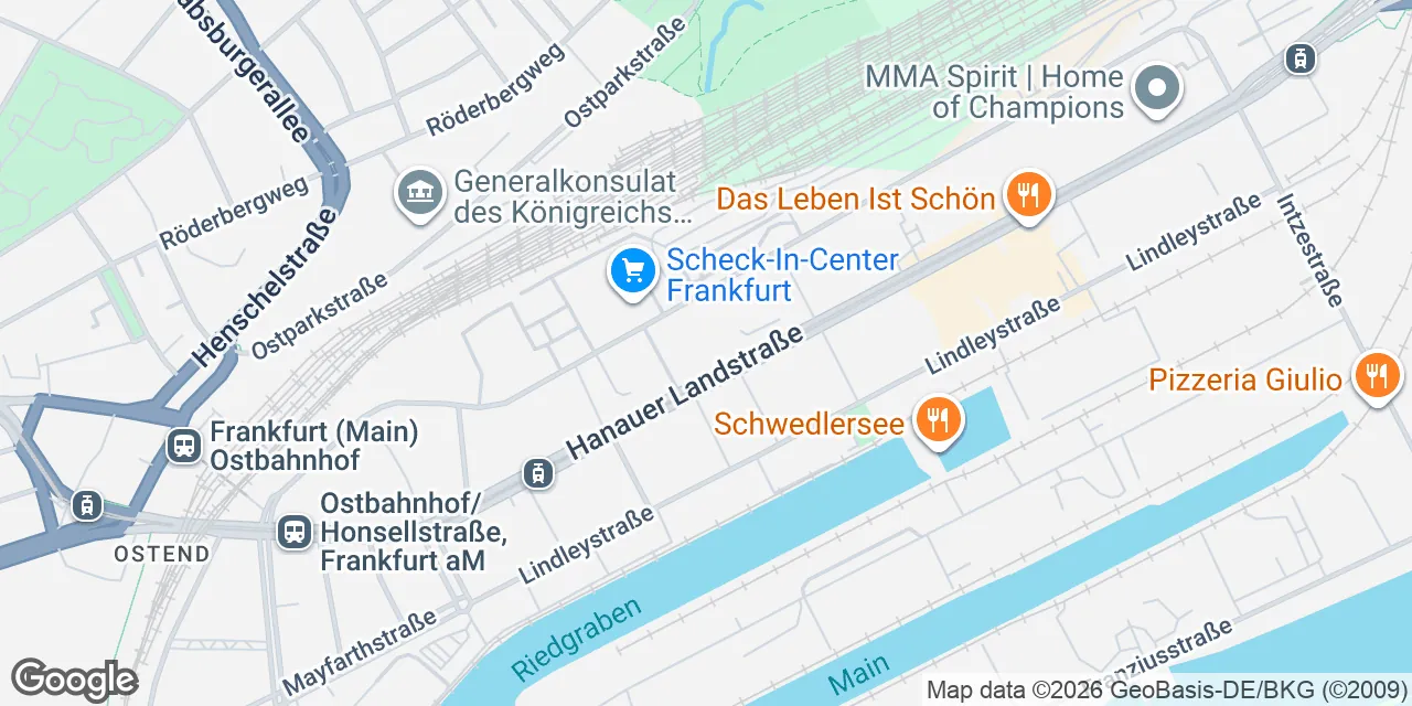 Hanauer Landstraße 187, 60314 Frankfurt am Main