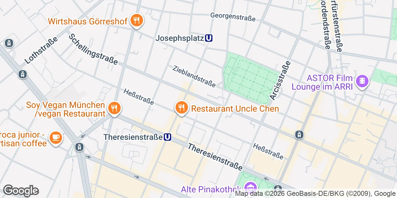 Schellingstraße 109a, 80798 Munich Maxvorstadt