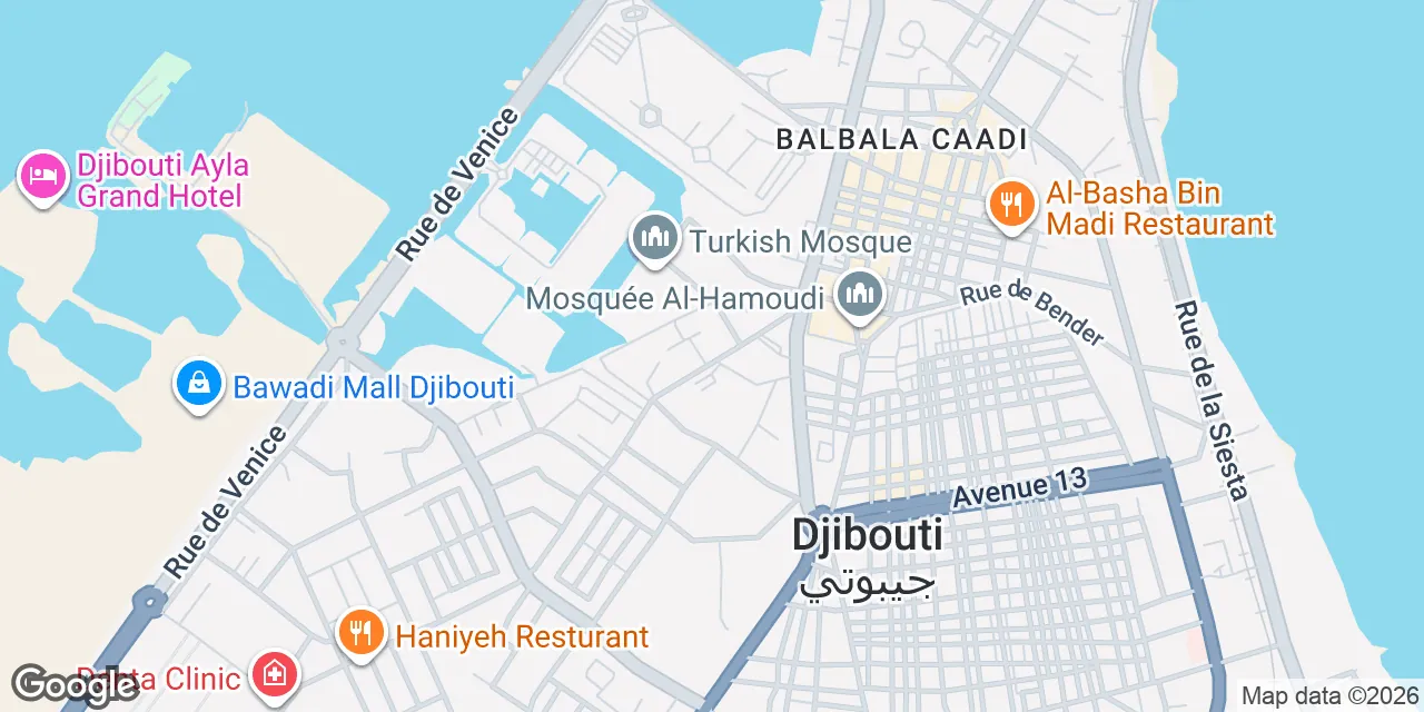 Salaam Tower,5th Floor,Salines West Street, Djibouti Center