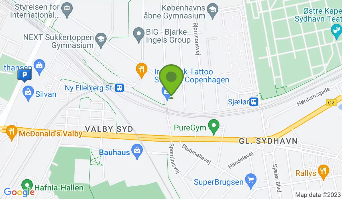 Valby On A Map Trekronergade 149B i Valby - Kontor til leje 610 m² | Lokalebasen.dk