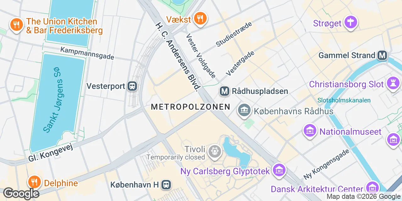 Business Centre Rådhuspladsen,Rådhuspladsen 16, 1550 København V