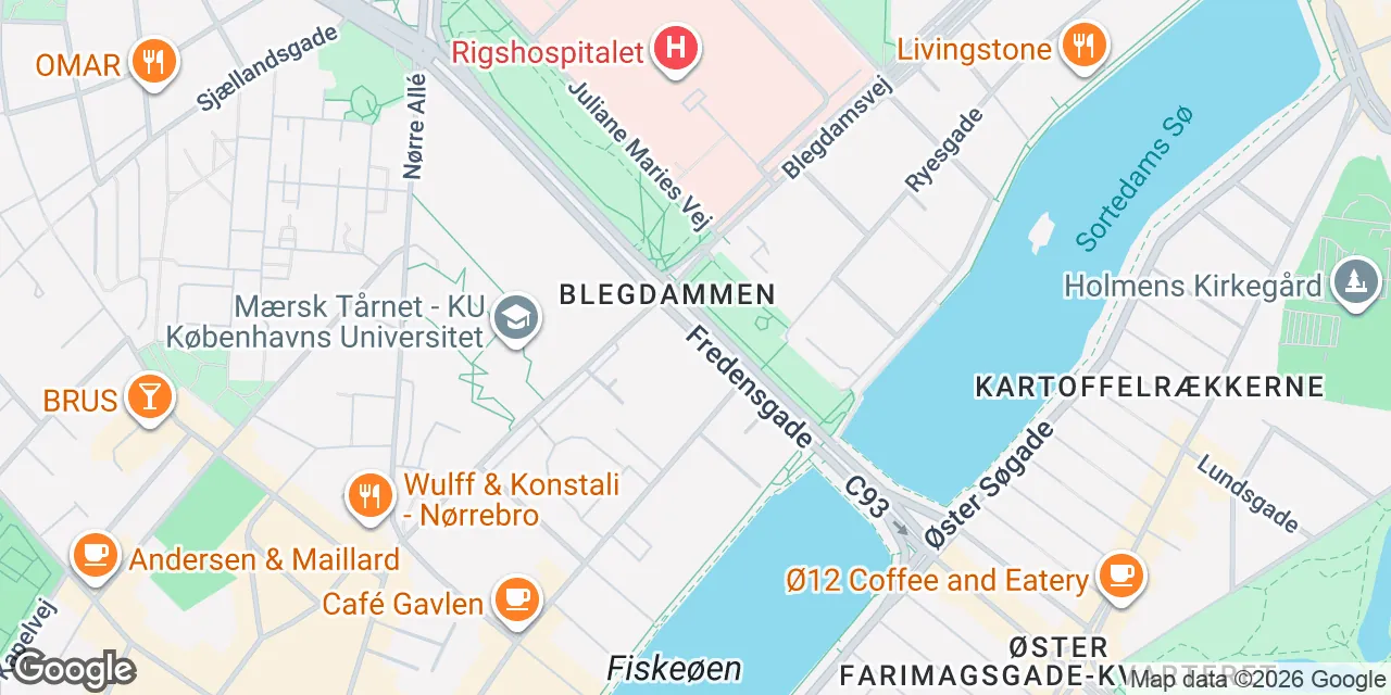 Fredensgade 1, p-plads nr. 2, 2200 København N