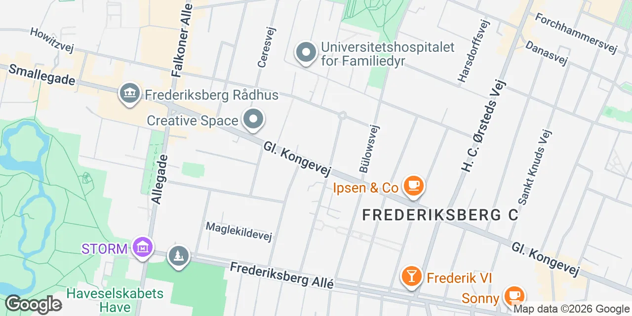 Gl. Kongevej 136-138 - MC p-plads nr. 7, 1850 Frederiksberg C