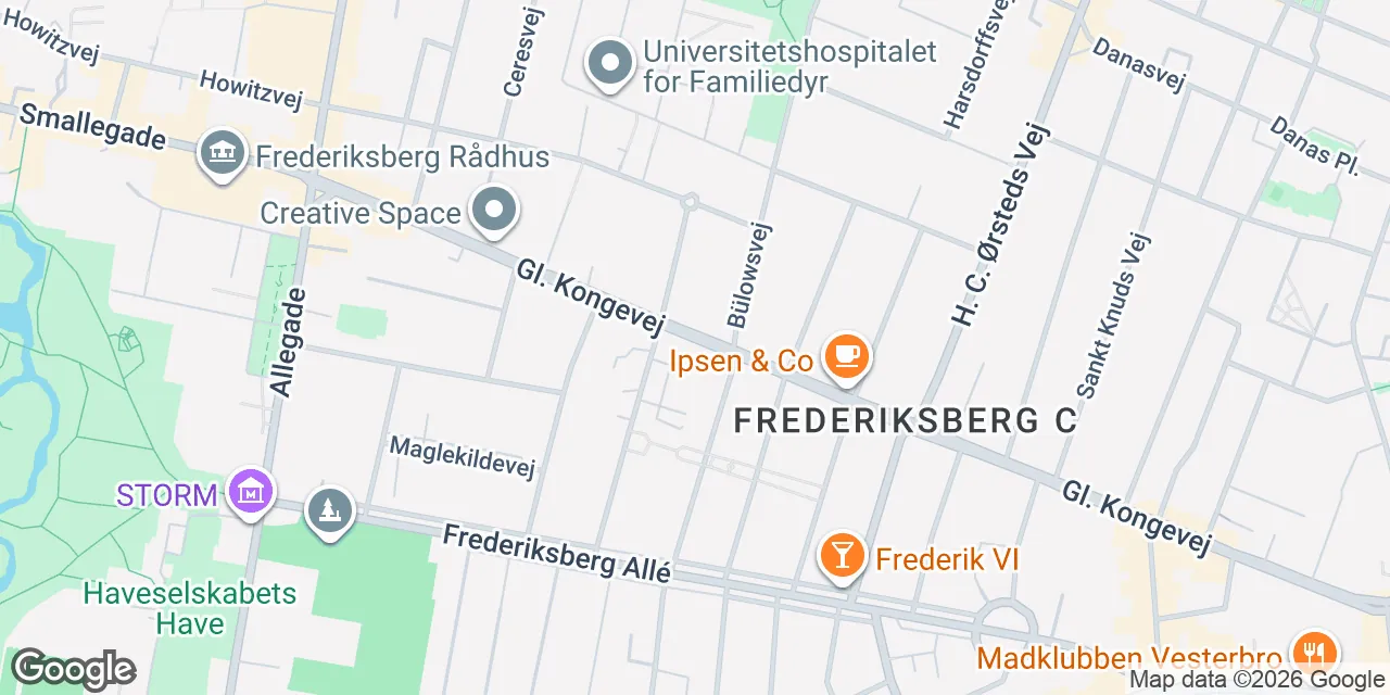 Gl. Kongevej 136-138 - P-plads nr 10, 1850 Frederiksberg C