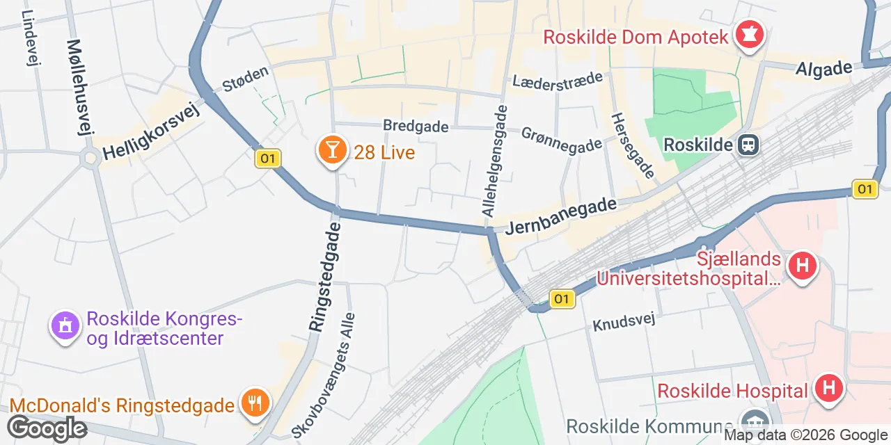 Jernbanegade 56, 4000 Roskilde