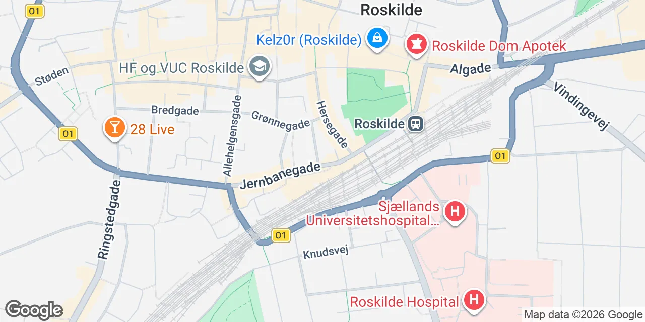 Jernbanegade 16, 4000 Roskilde
