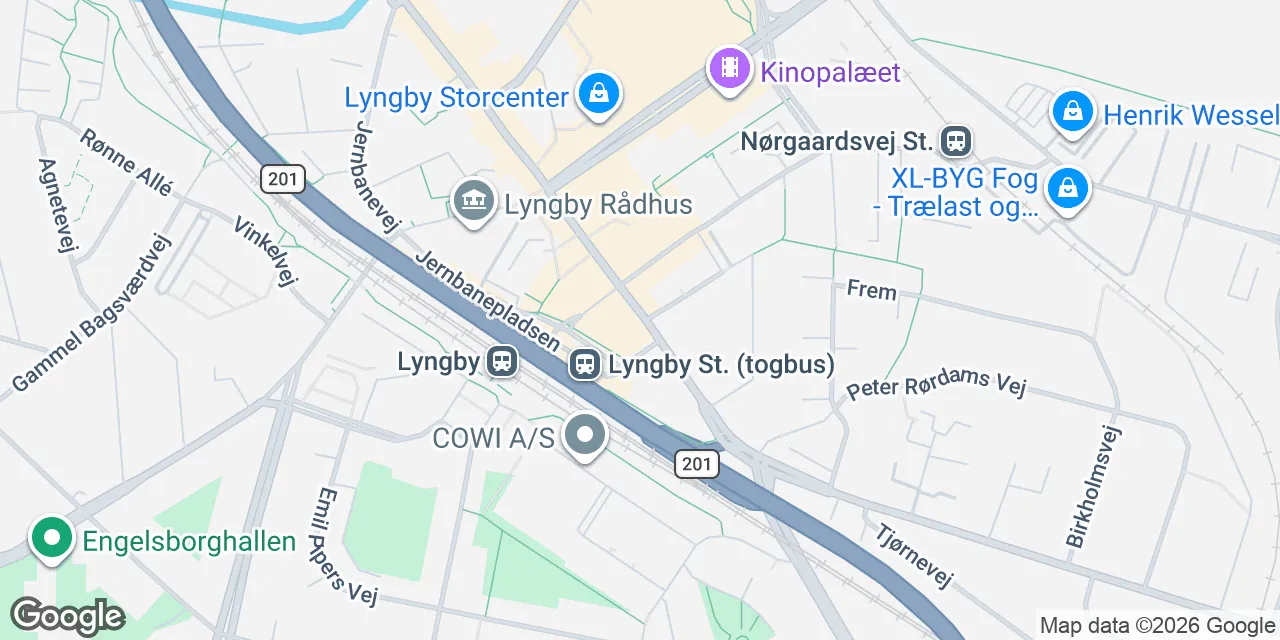 Jernbanepladsen 6/Lyngby Hovedgade 80, 2800 Kongens Lyngby