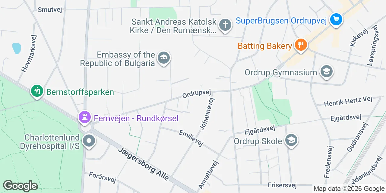 Ordrupvej 141, 2920 Charlottenlund