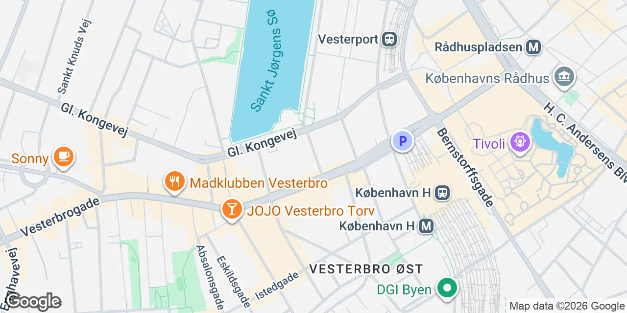 Sankt Jørgens Alle 5 C, 2. th., 1615 København V