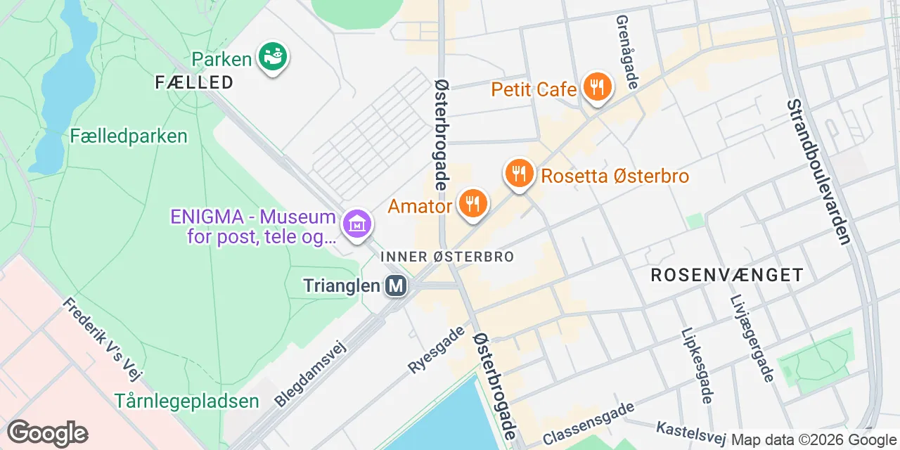 Østerbrogade 80, 2100 Copenhagen Oe
